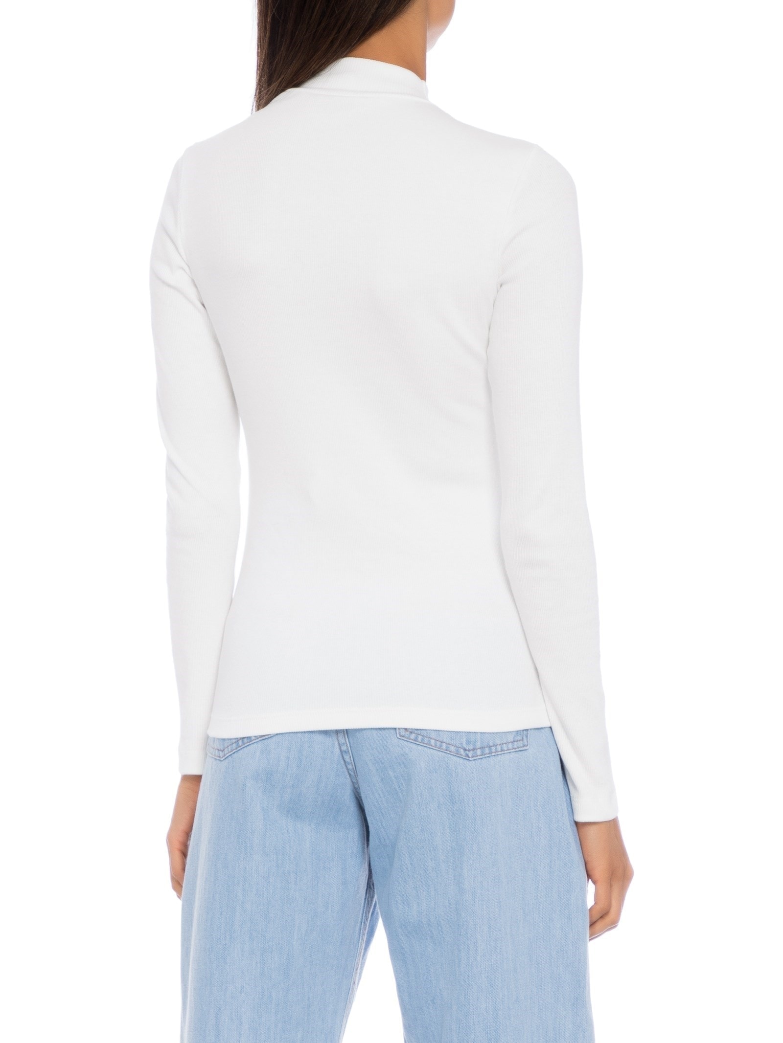 Blusa Feminina Manga Longa Off White  Hering