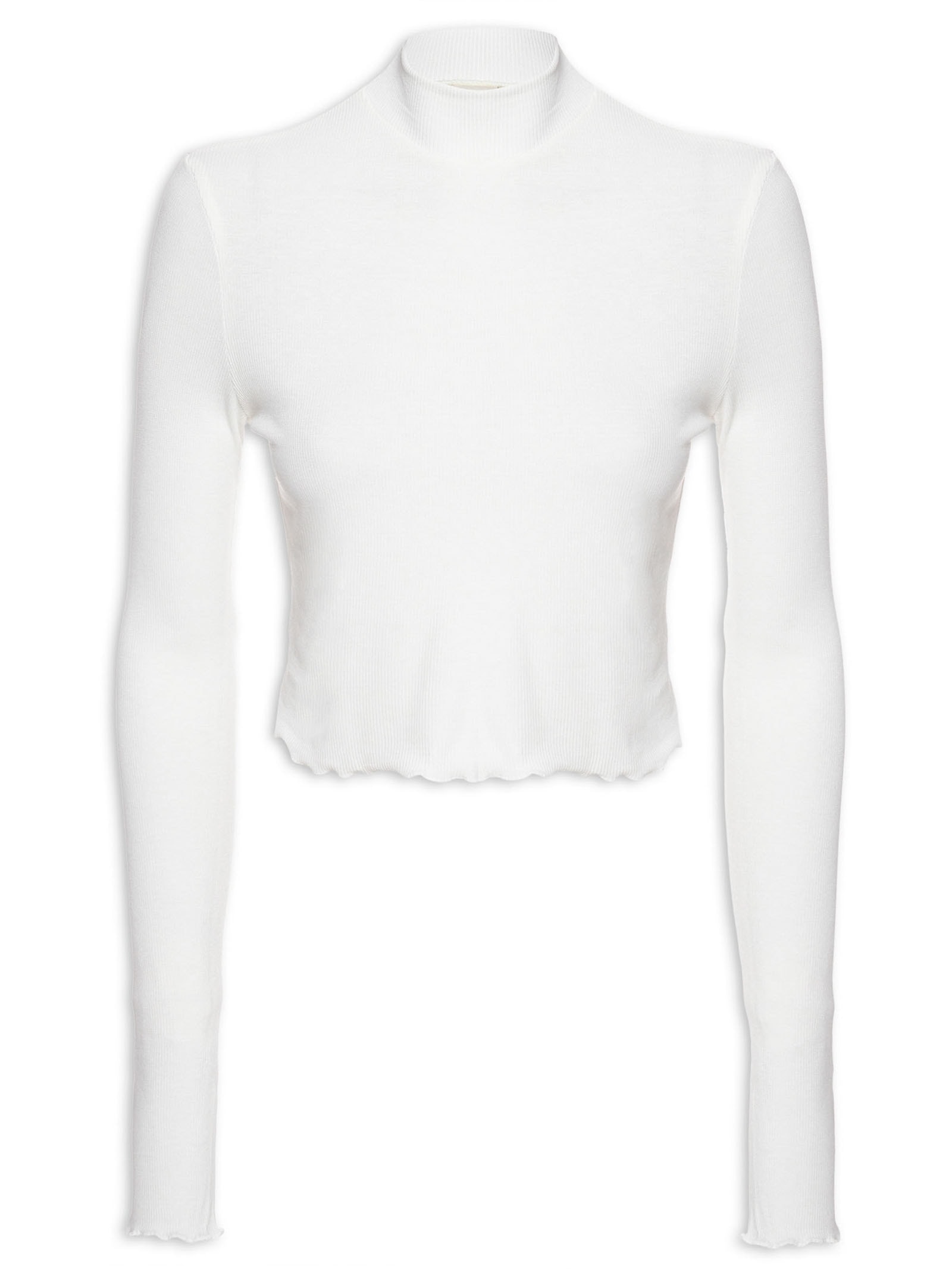 Blusa Feminina Manga Longa Off White Hering