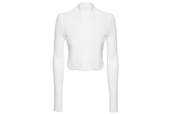 Blusa Feminina Manga Longa - Off White