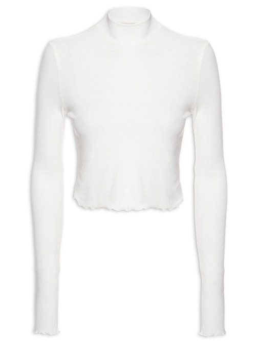 Blusa Feminina Manga Longa – Off White