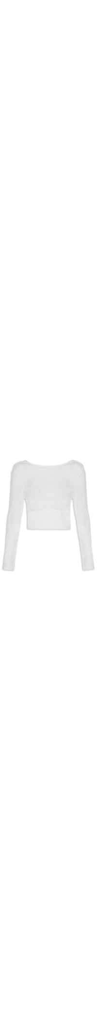 Blusa Feminina Manga Longa - Off White