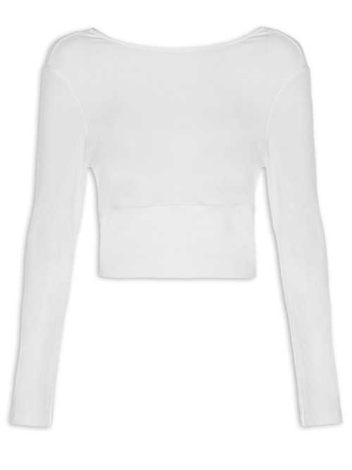 Blusa Feminina Manga Longa – Off White