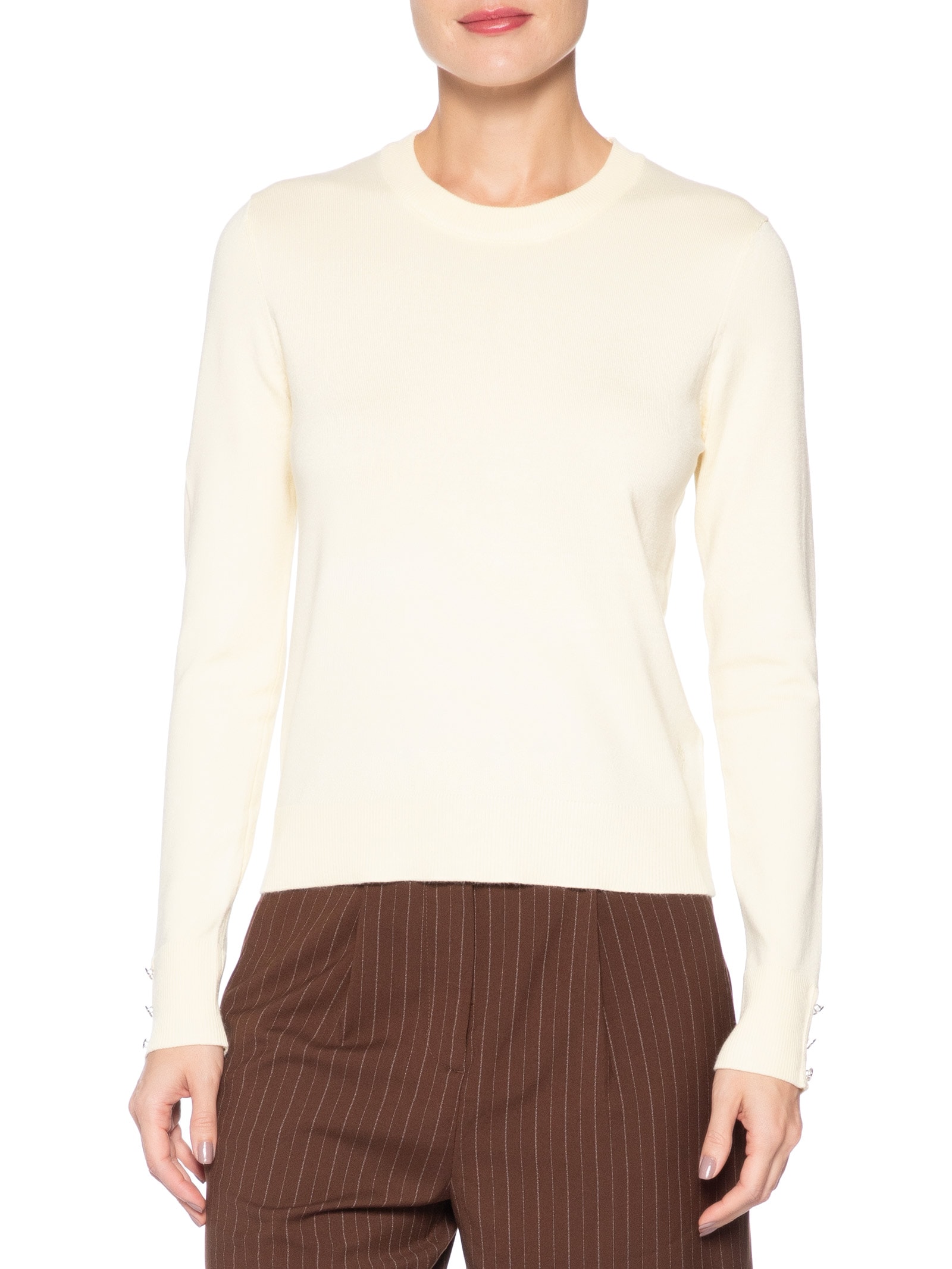 Blusa Feminina Manga Longa Olivia Amarelo Le Lis