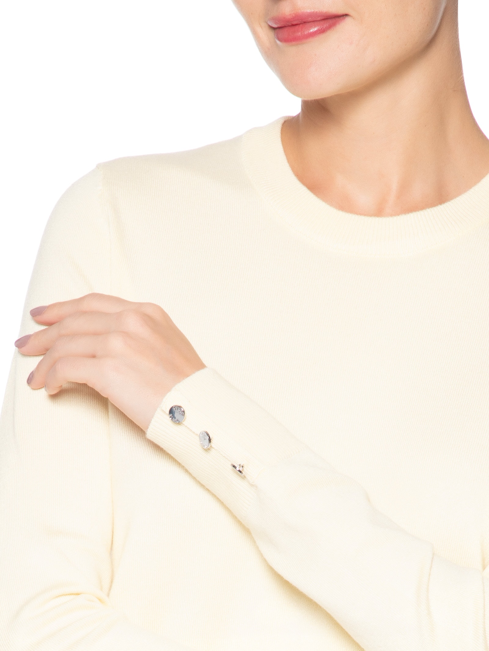 Blusa Feminina Manga Longa Olivia Amarelo Le Lis