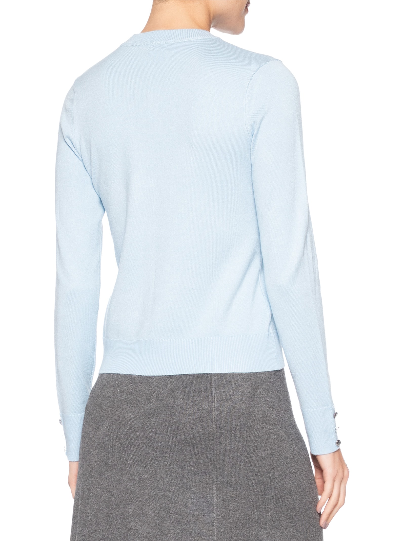 Blusa Feminina Manga Longa Olivia Azul Le Lis