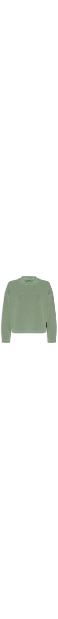 Blusa Feminina Manga Longa Over Color - Verde