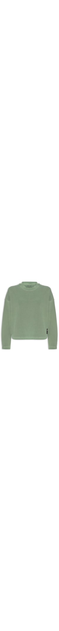 Blusa Feminina Manga Longa Over Color - Verde