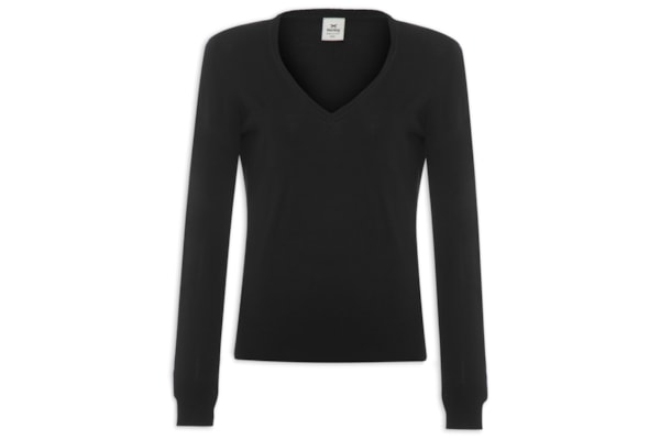Blusa Feminina Manga Longa - Preto