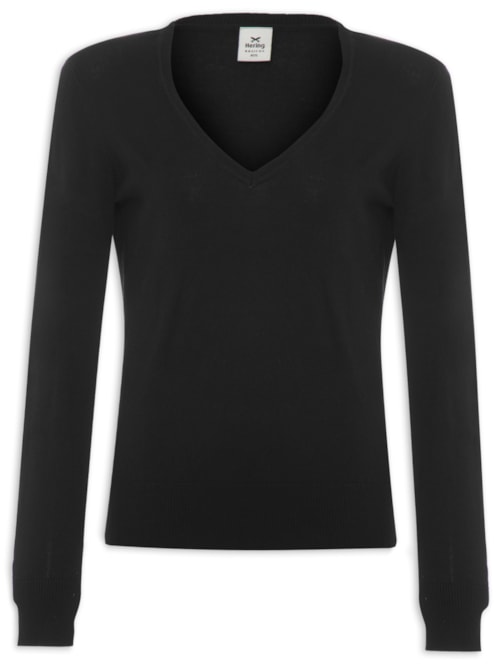 Blusa Feminina Manga Longa – Preto