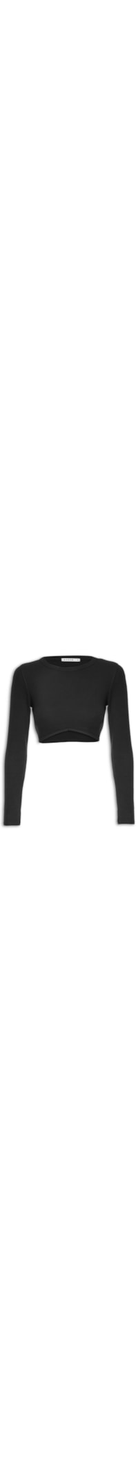 Blusa Feminina Manga Longa - Preto