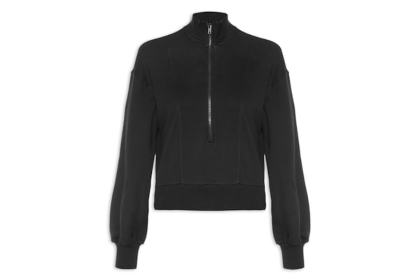 Blusa Feminina Manga Longa - Preto