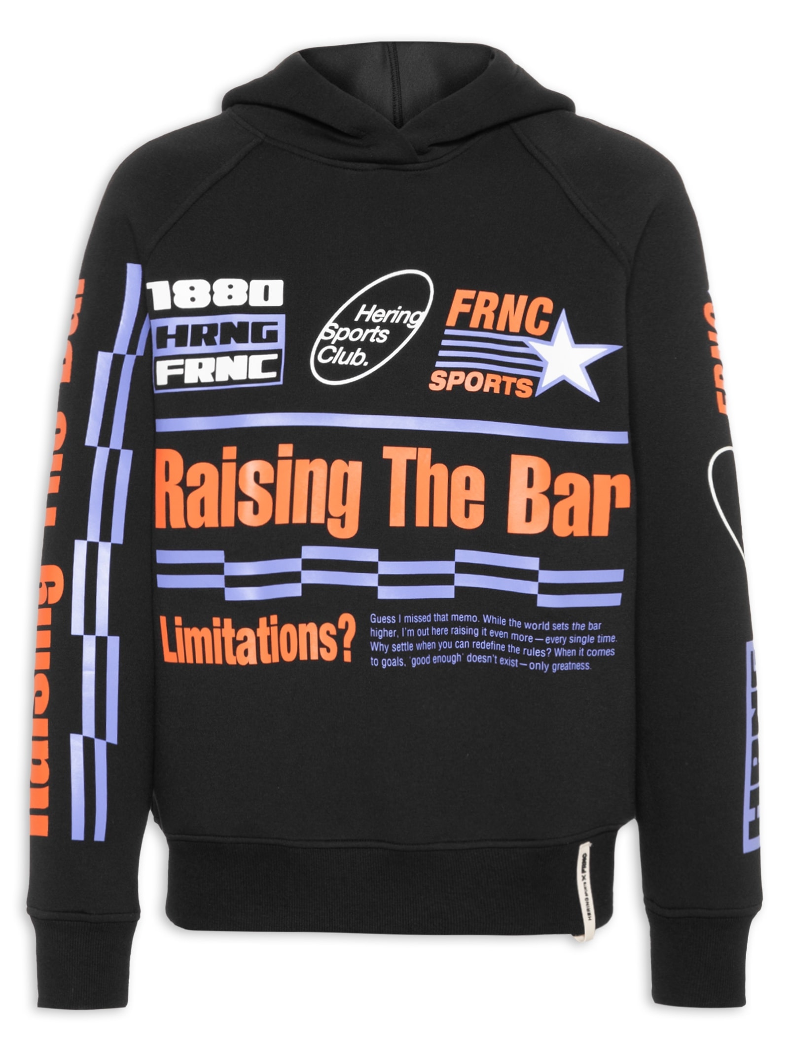 Blusa Feminina Manga Longa Preto Hering Sports + Francesca