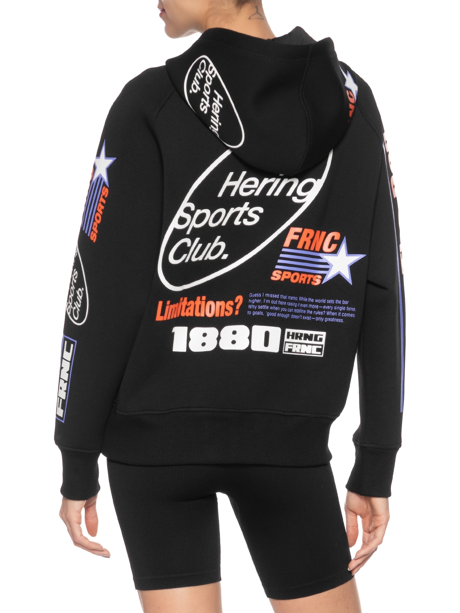 Blusa Feminina Manga Longa Preto Hering Sports + Francesca