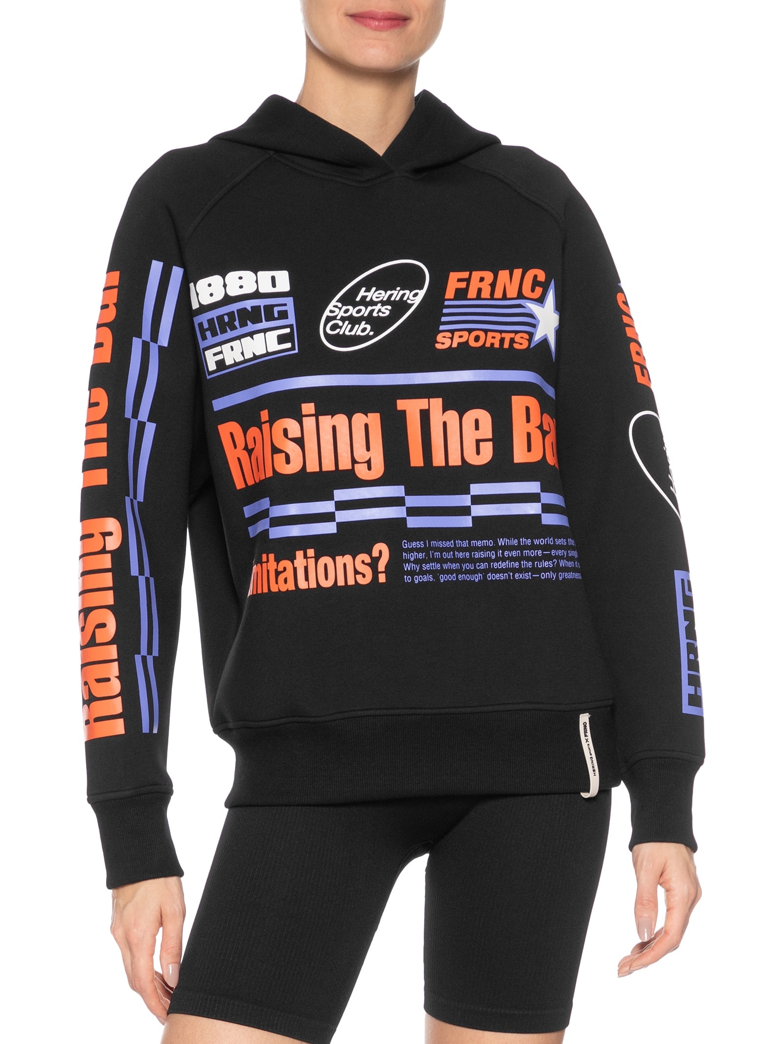 Blusa Feminina Manga Longa Preto Hering Sports + Francesca