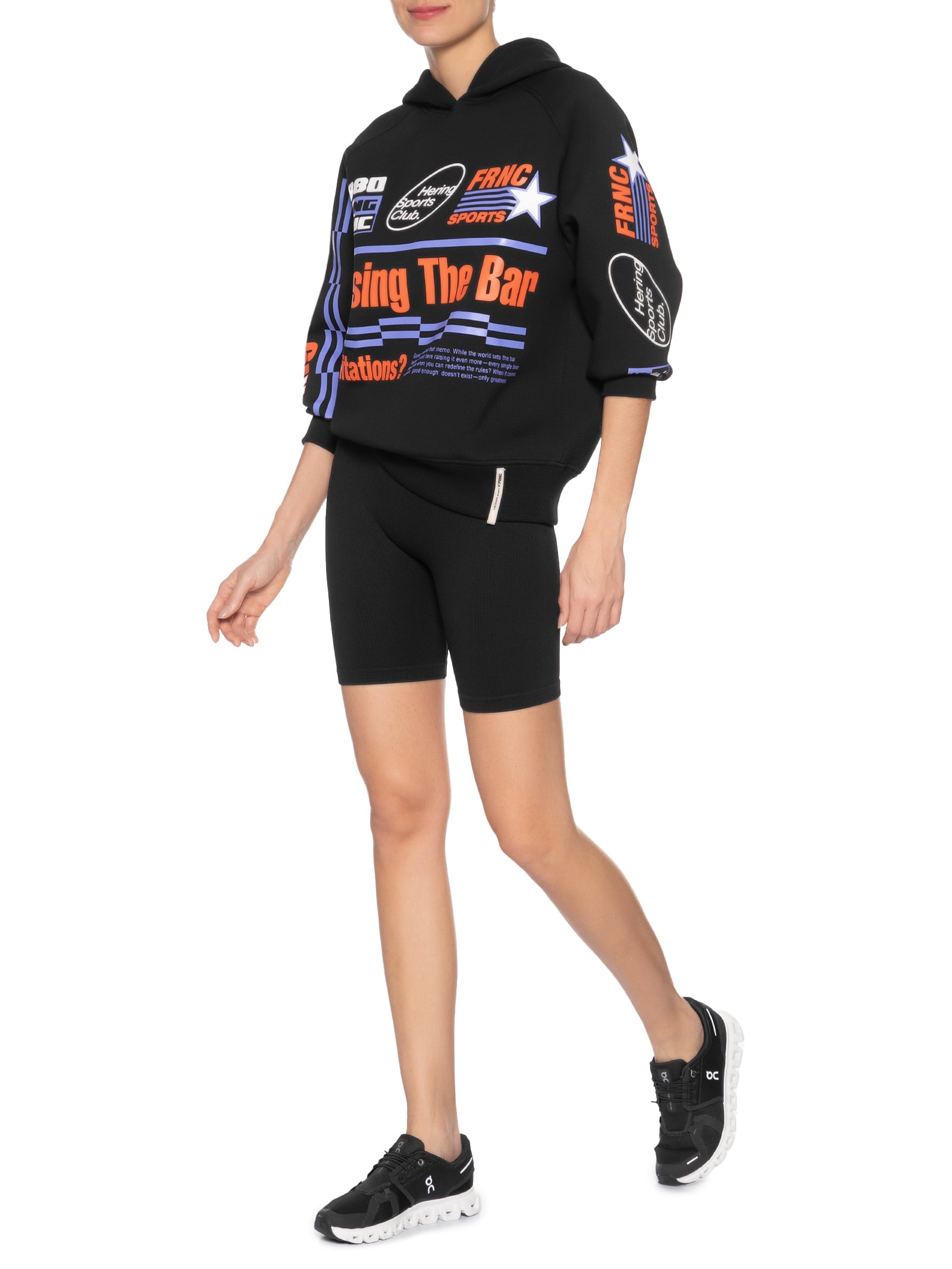 Blusa Feminina Manga Longa Preto Hering Sports + Francesca