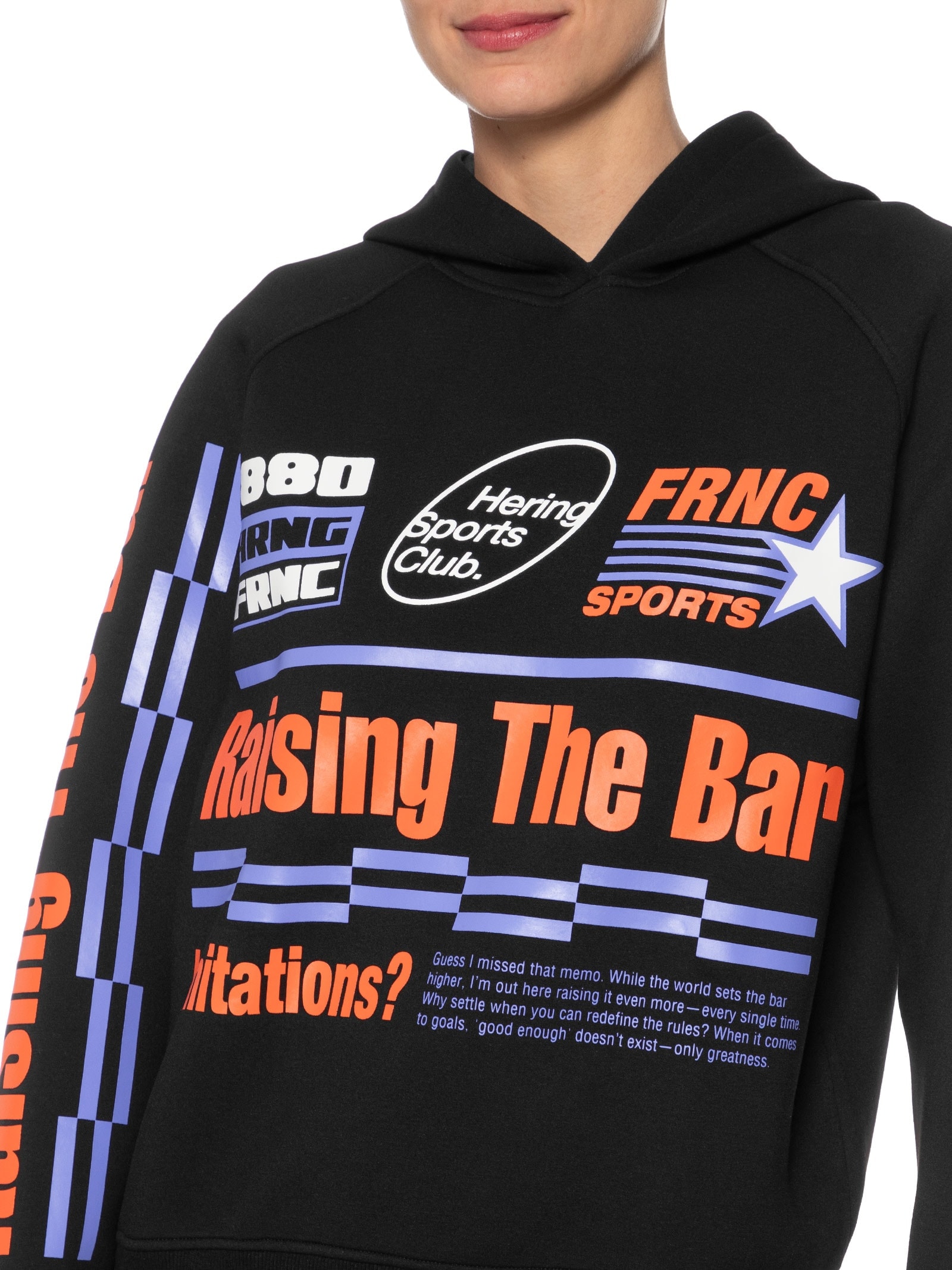 Blusa Feminina Manga Longa Preto Hering Sports + Francesca