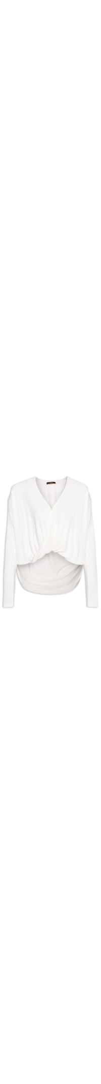 Blusa Feminina Manga Longa Pri - Off White