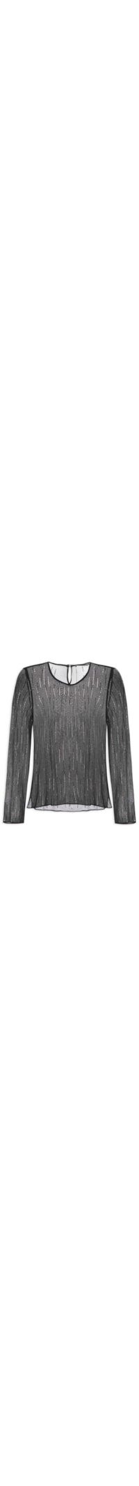 Blusa Feminina Manga Longa Termocolante - Preto