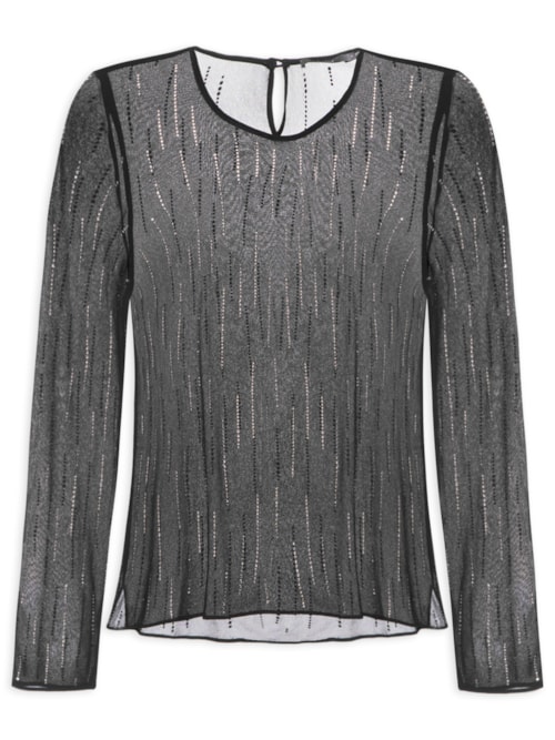 Blusa Feminina Manga Longa Termocolante – Preto