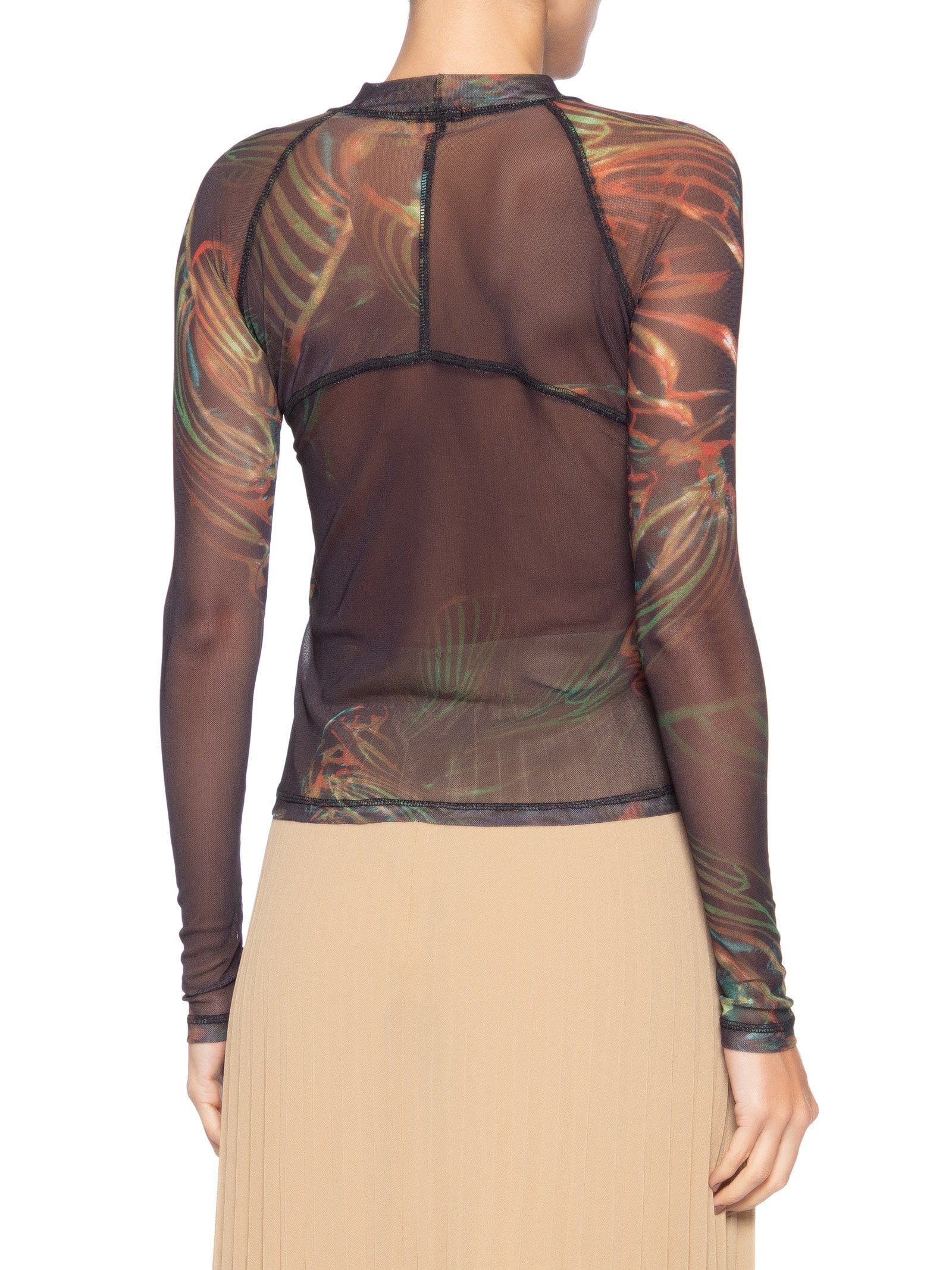 Blusa Feminina Manga Longa Tule Pupa – Preto Osklen