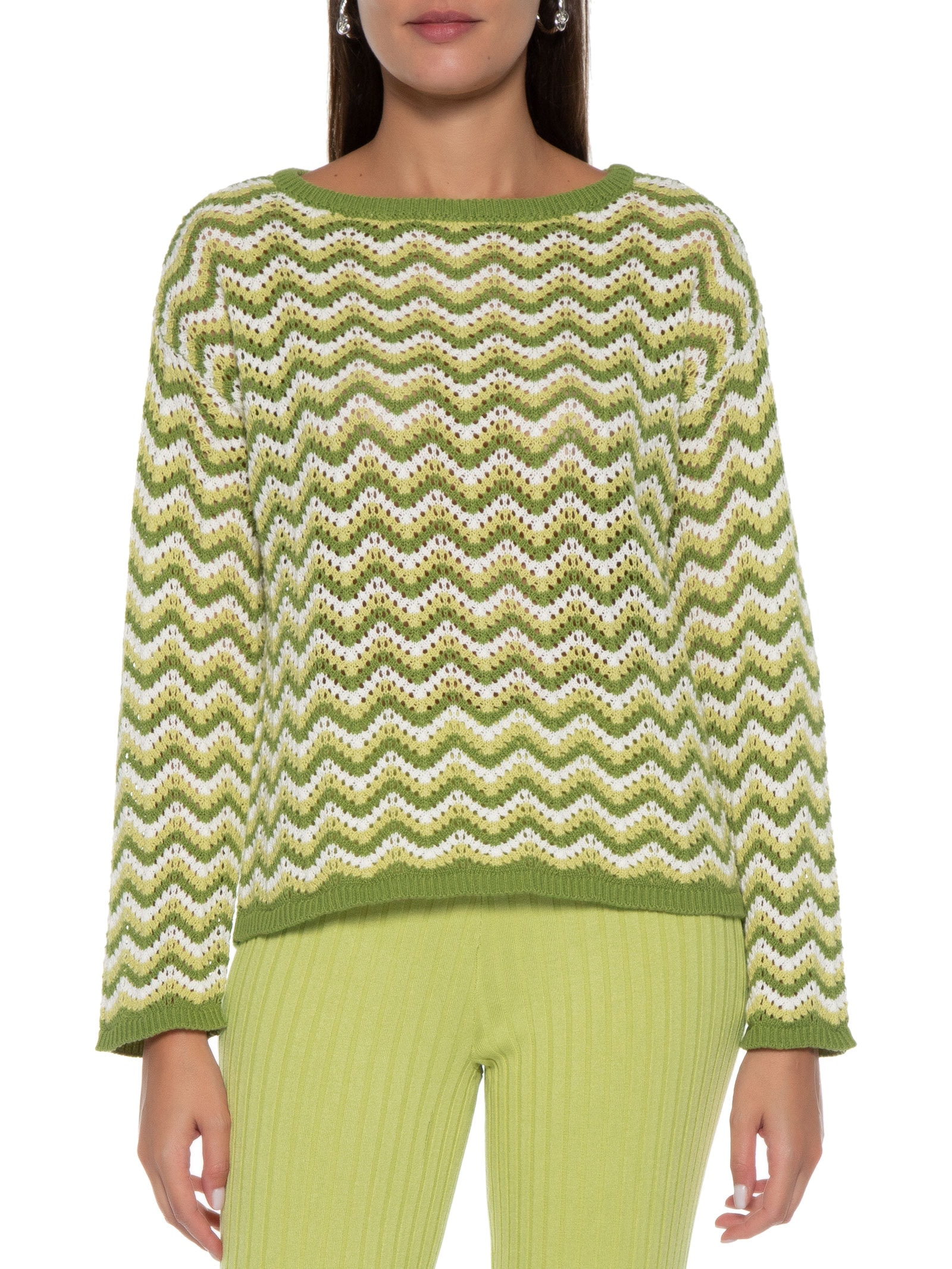 Blusa Feminina Manga Longa Verde Hering