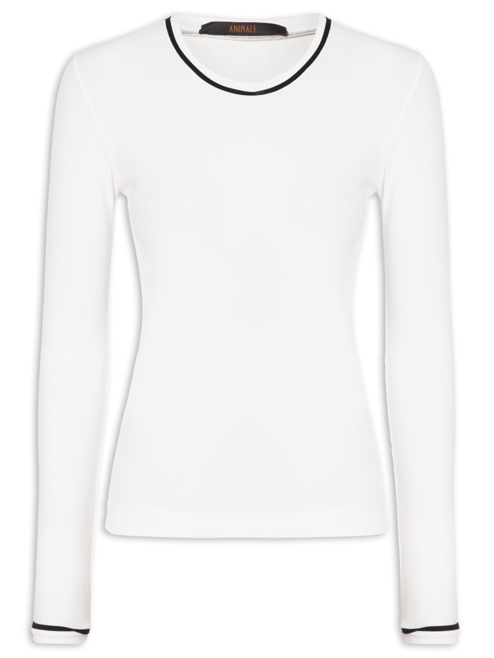 Blusa Feminina Manga Longa Vivos Branco Animale