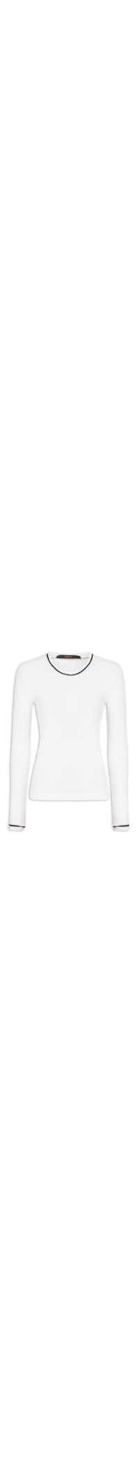 Blusa Feminina Manga Longa Vivos - Branco
