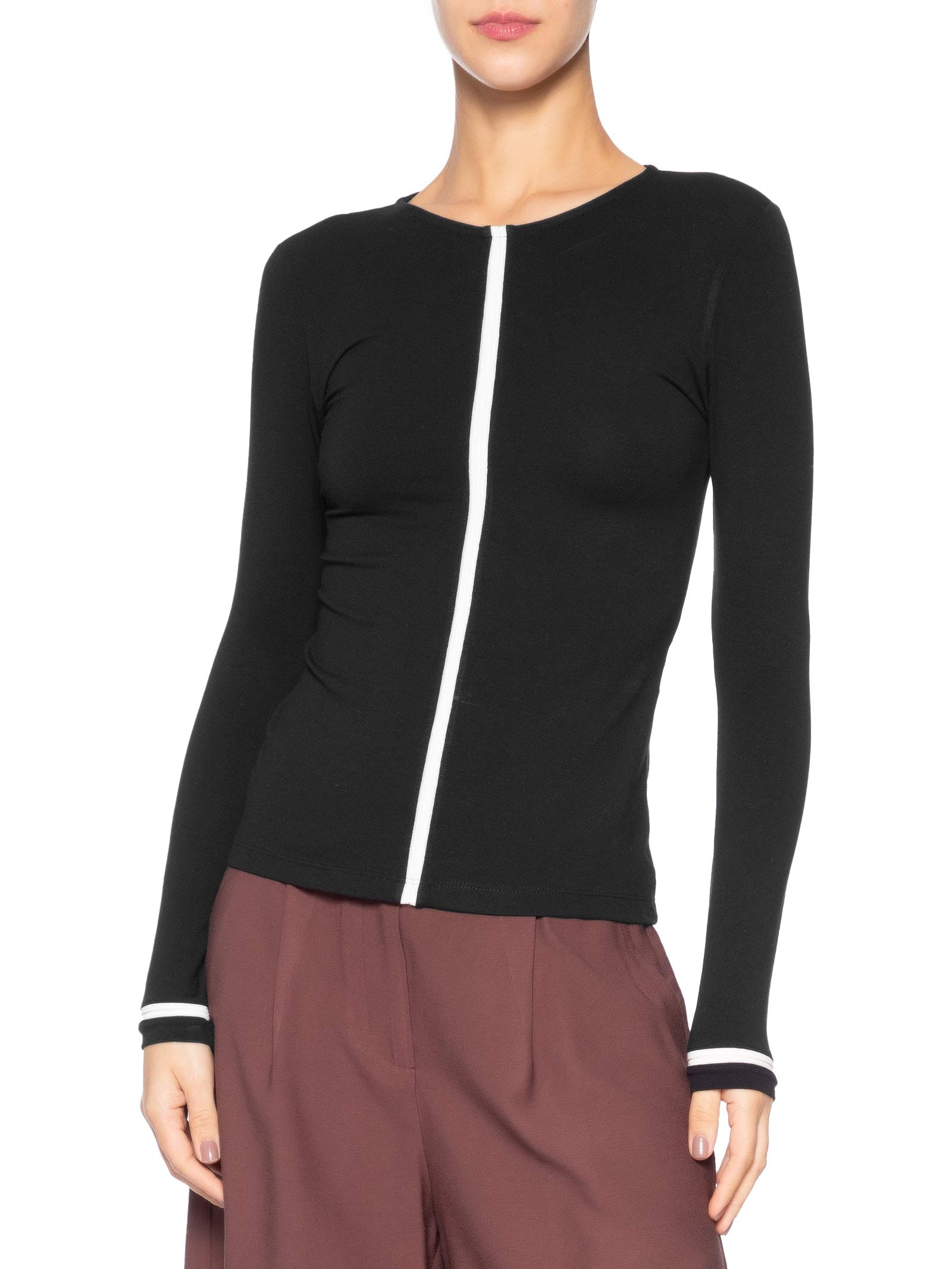 Blusa Feminina Manga Longa Vivos Colors Power Preto Animale