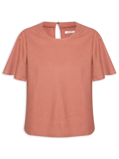 Blusa Feminina Manga – Marrom