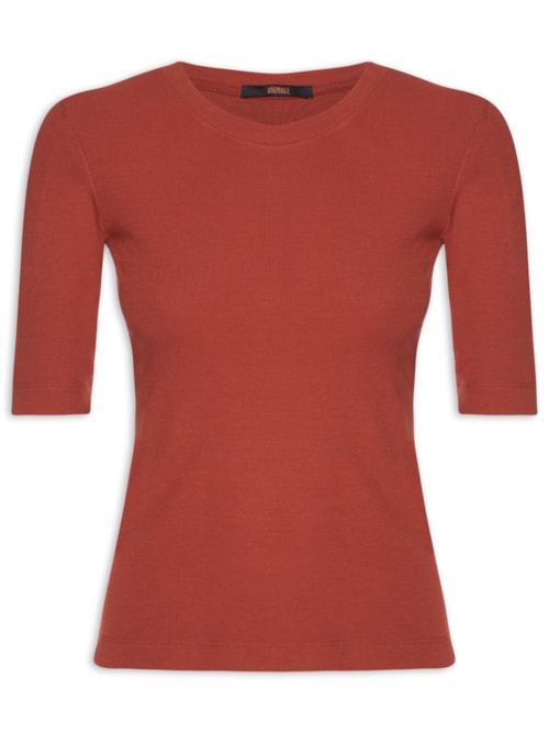 Blusa Feminina Manga Média Colors – Vermelho