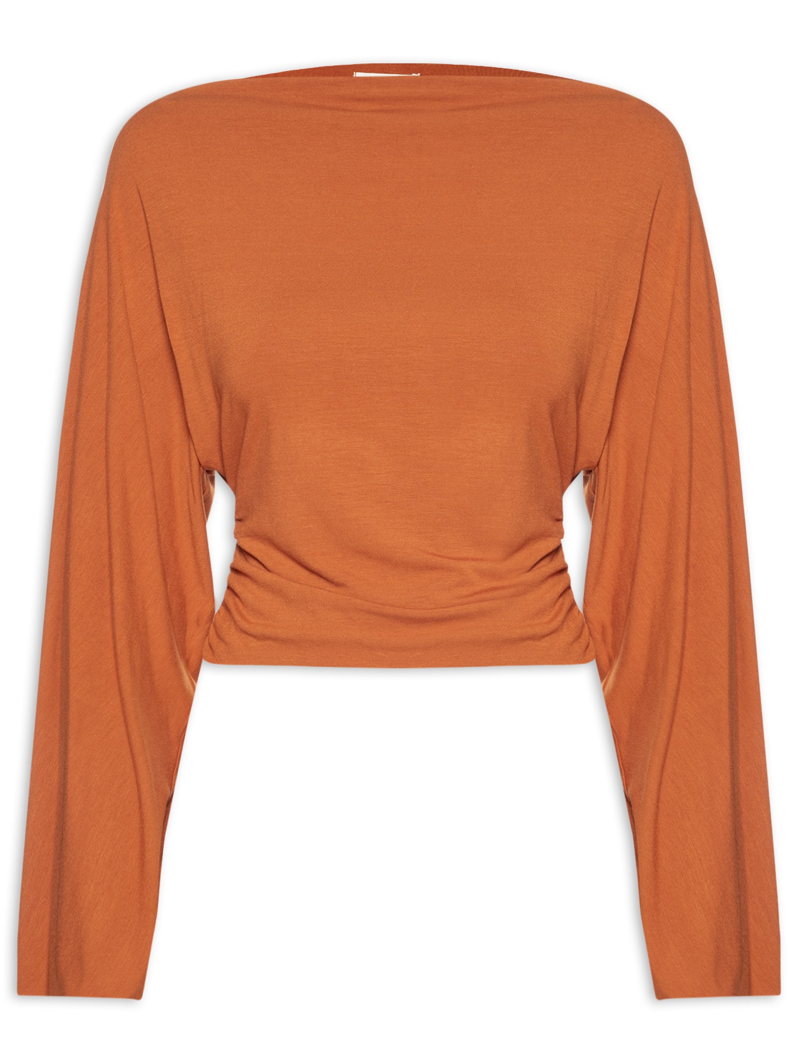 Blusa Feminina Manga Morcego Marrom Lança Perfume