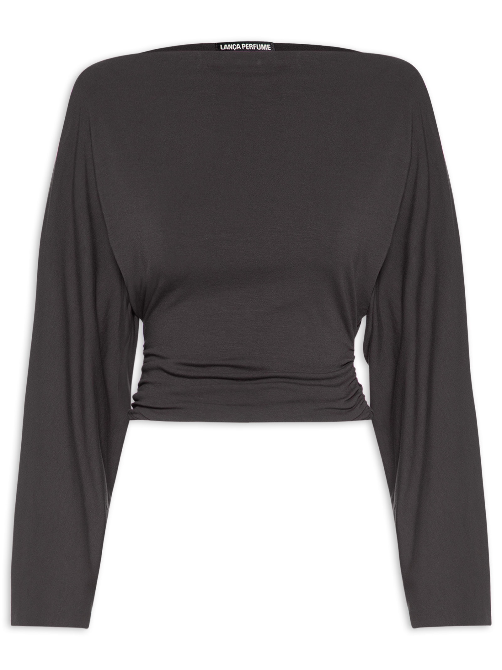 Blusa Feminina Manga Morcego Marrom Lança Perfume