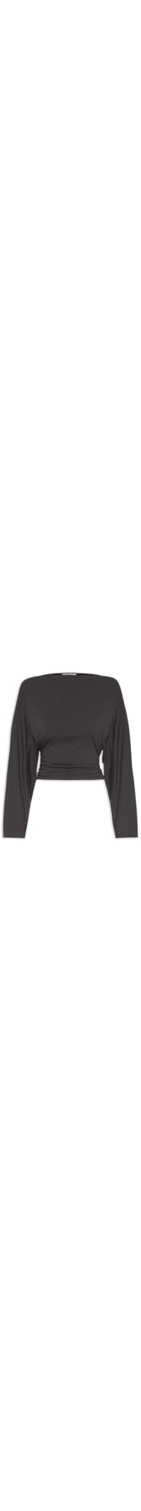 Blusa Feminina Manga Morcego - Marrom