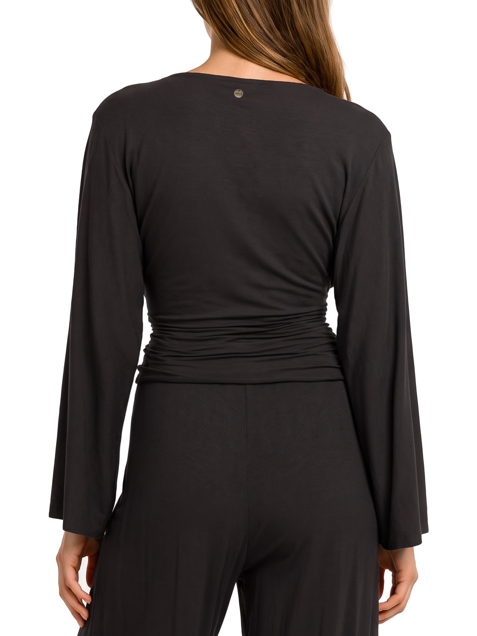 Blusa Feminina Manga Morcego Marrom Lança Perfume