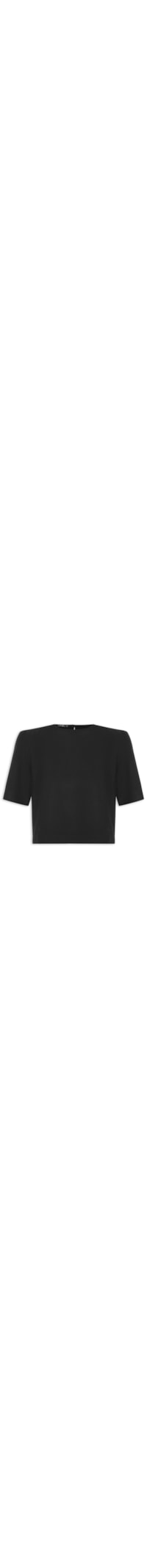 Blusa Feminina Manga Princesa - Preto
