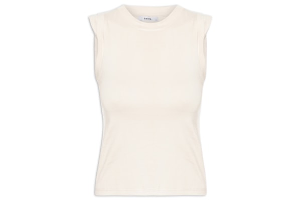 Blusa Feminina Manga Sobreposta - Bege 