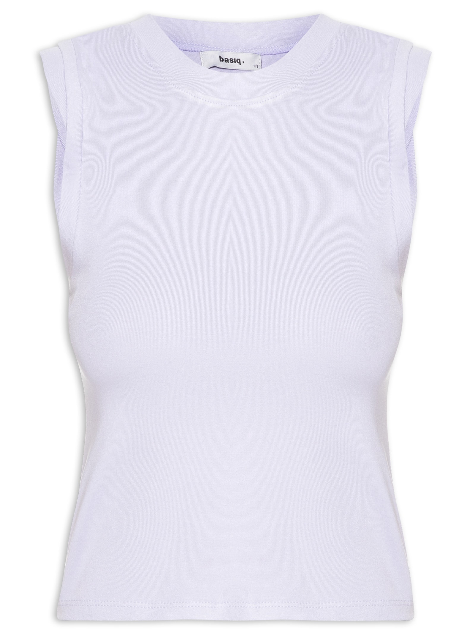 Blusa Feminina Manga Sobreposta Lilás Basiq