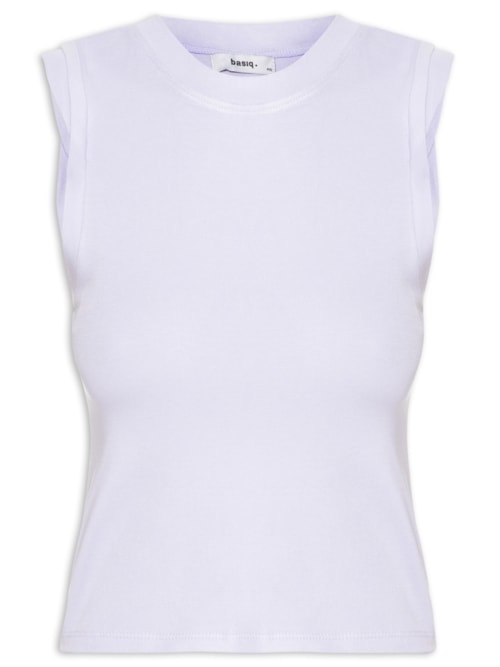 Blusa Feminina Manga Sobreposta – Lilás