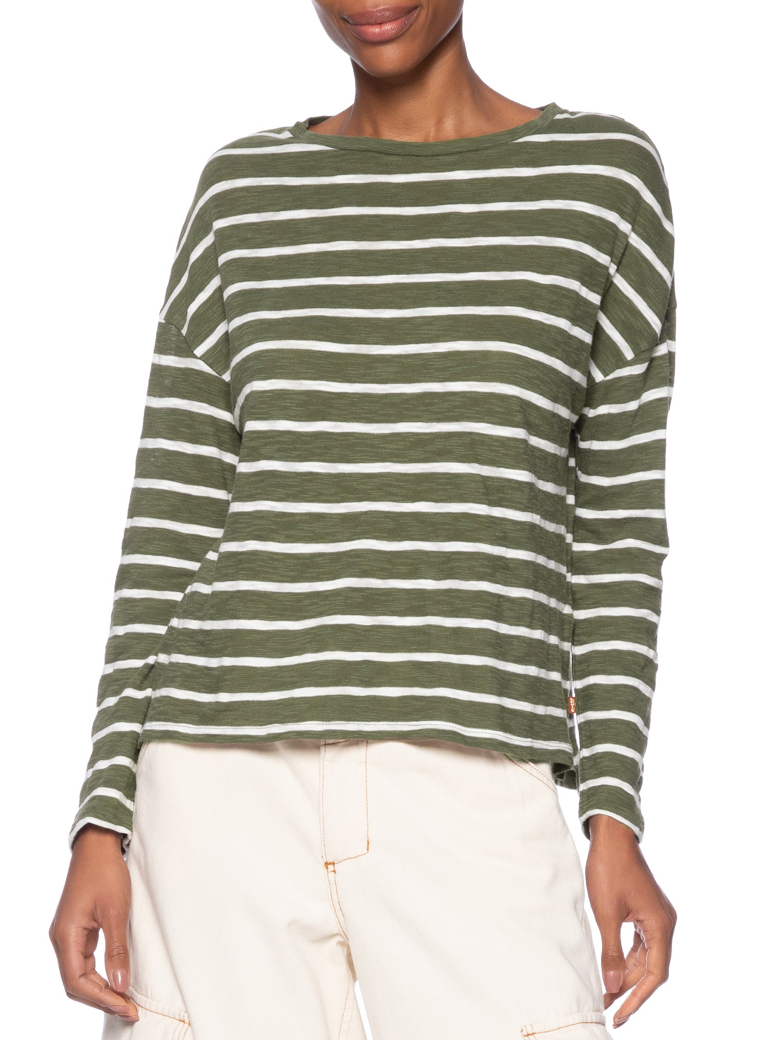 Blusa Feminina Margot Long Sleeve Verde Levi's