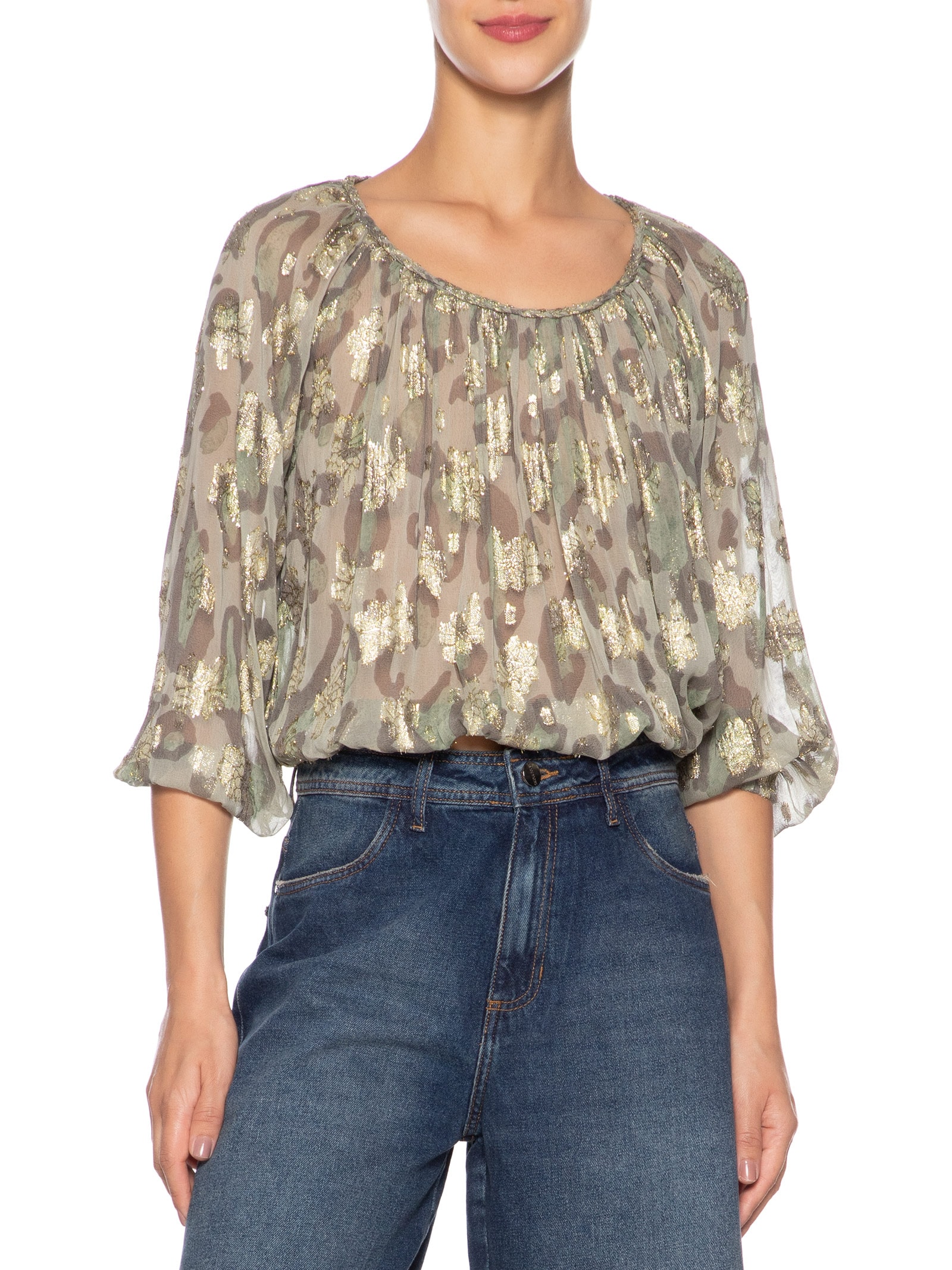 Blusa Feminina Mariah Animal Print Le Lis