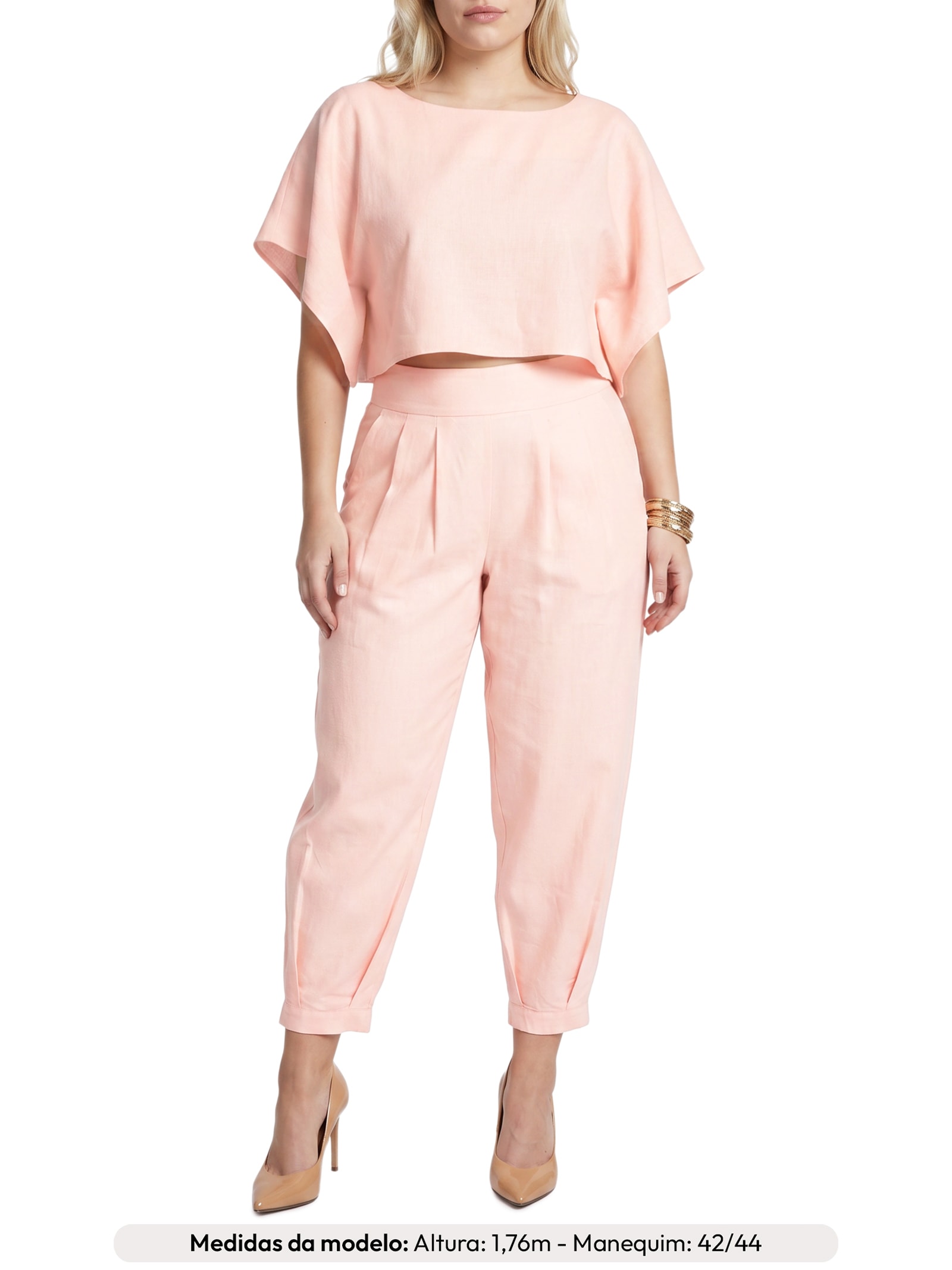 Blusa Feminina Mariane Rosa Le Lis