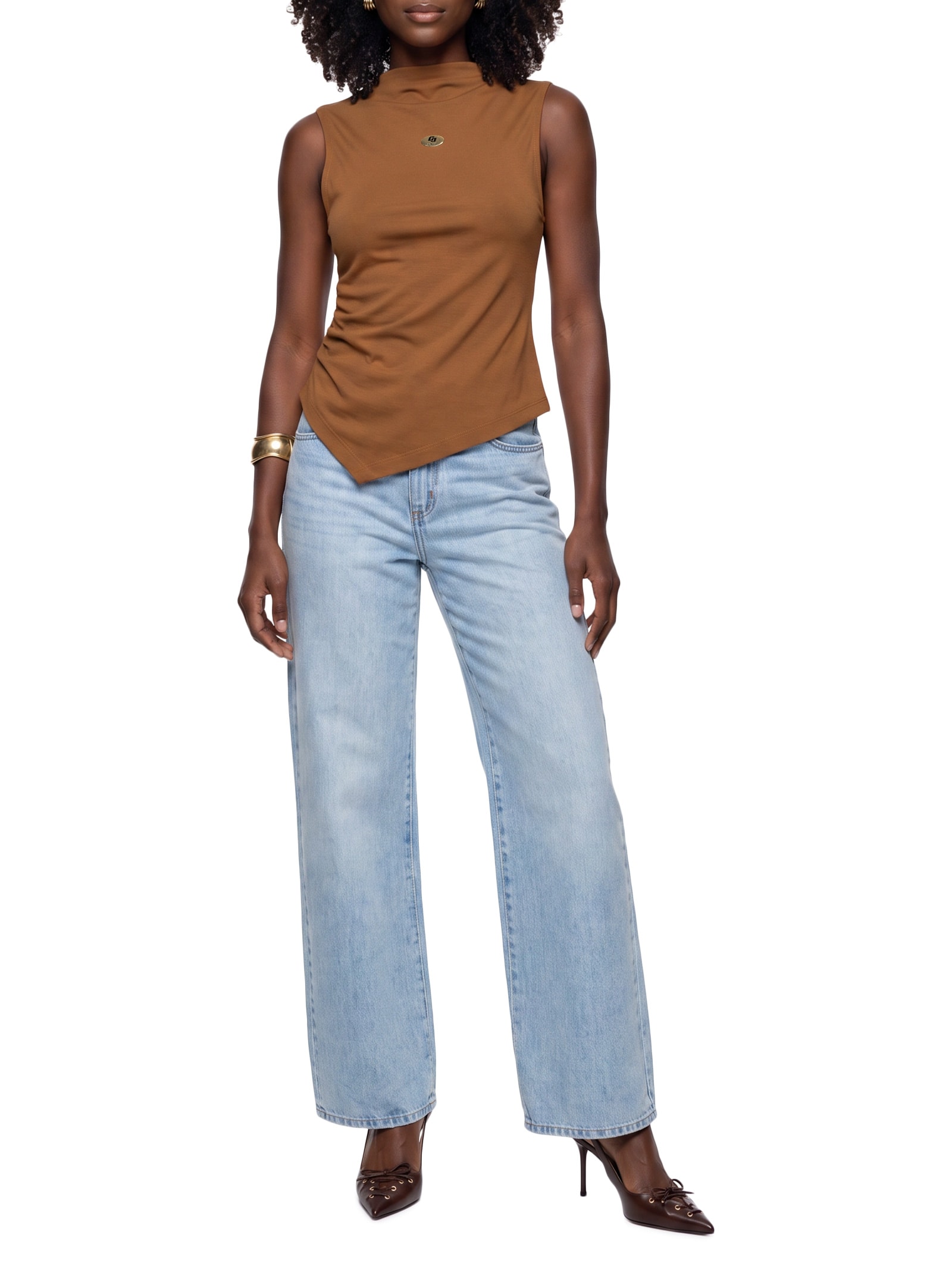 Blusa Feminina Marrom Colcci