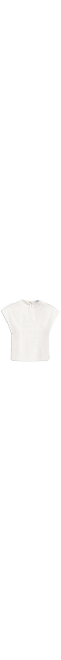 Blusa Feminina Mc Texturizada - Off White