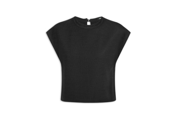 Blusa Feminina Mc Texturizada - Preta