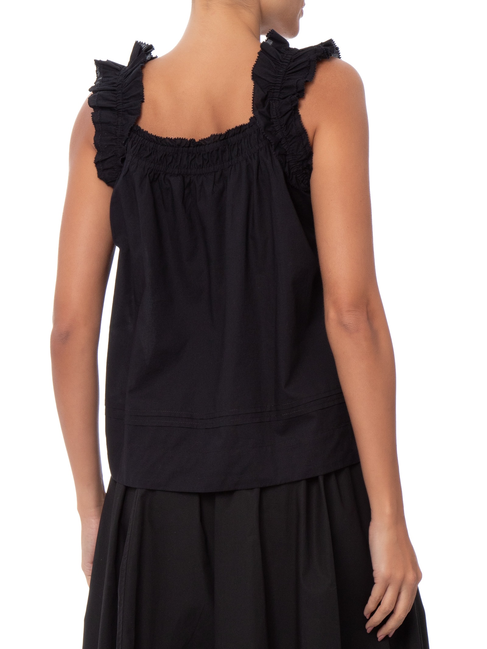 Blusa Feminina Meg Cotton Sl Blouse – Preto Levi's
