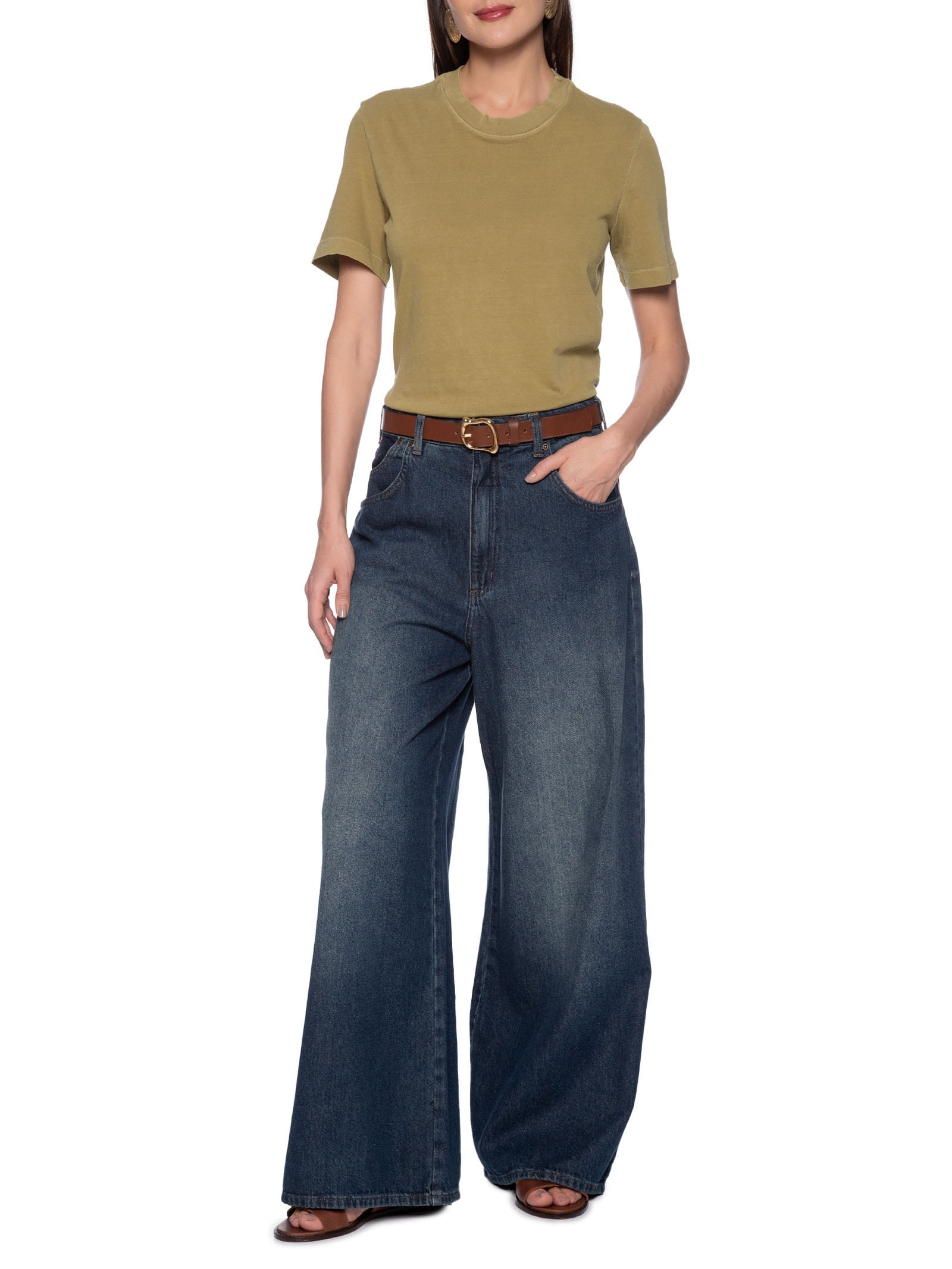 Blusa Feminina Meia Malha Bege Hering