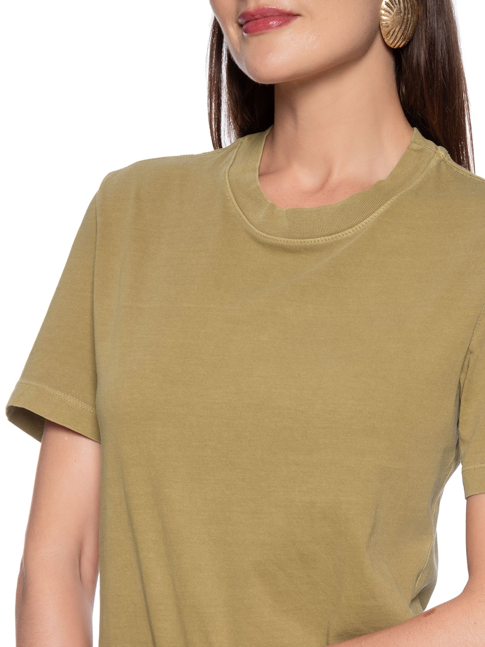 Blusa Feminina Meia Malha Bege Hering