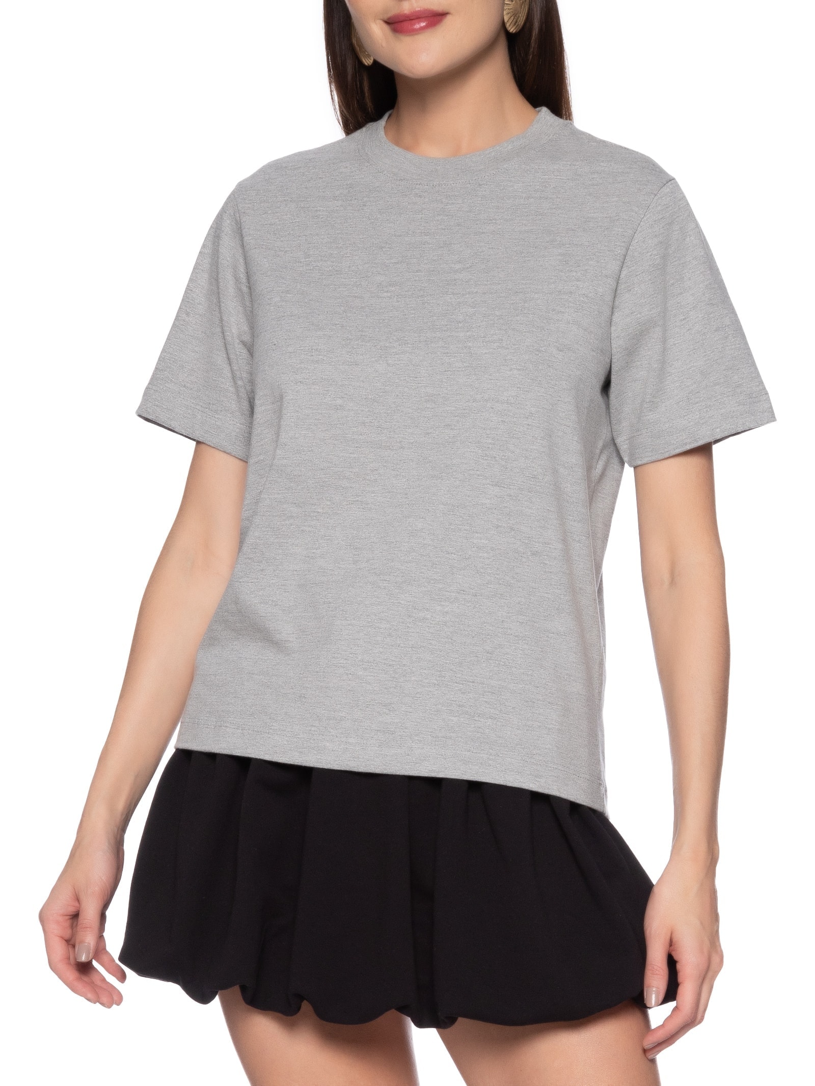 Blusa Feminina Meia Malha Cinza Hering