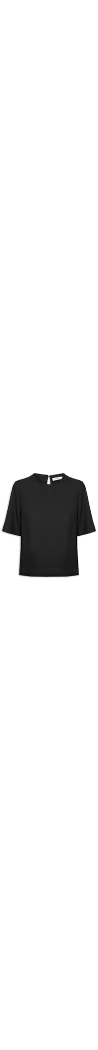 Blusa Feminina Meia Malha - Preto