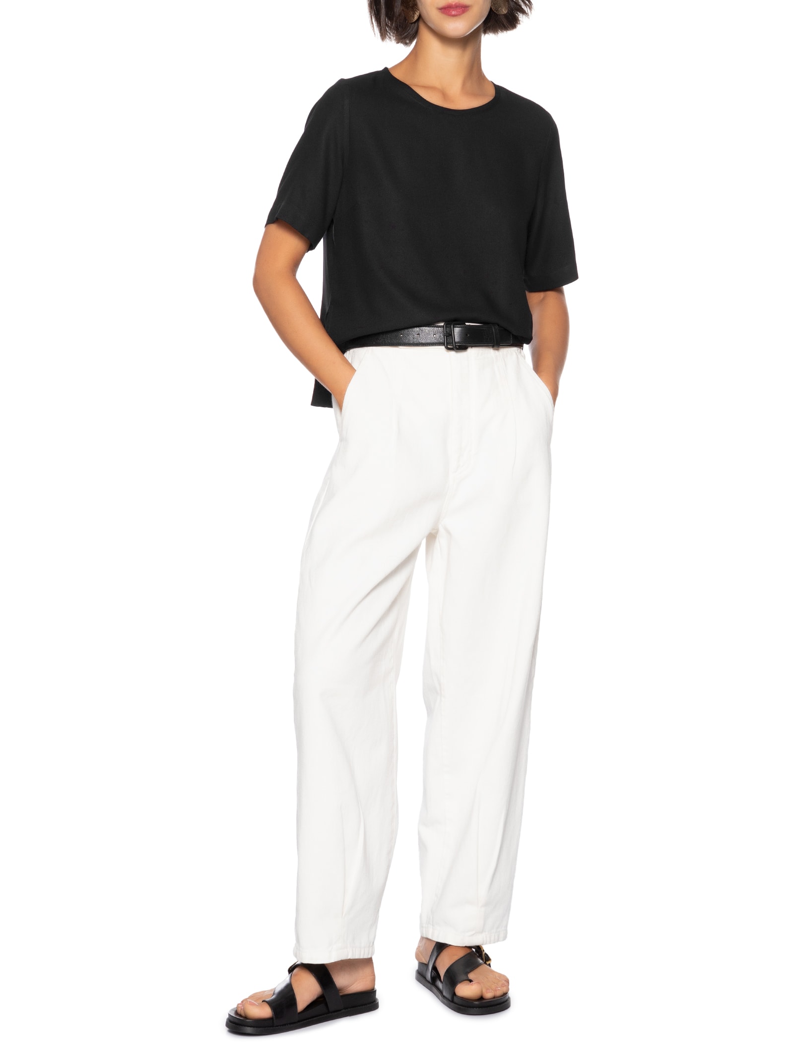 Blusa Feminina Meia Malha Preto Hering